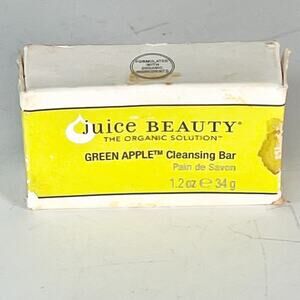 Juice Beauty Green Apple Cleansing Bar Organic Travel 1.2 fl oz 34g New